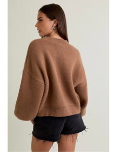 Brown Sweater Cardigan