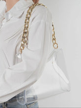 Load image into Gallery viewer, Clear Gold Chain Bag
