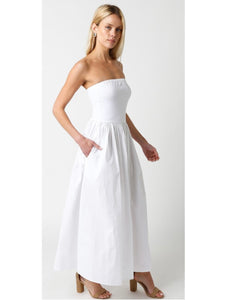White Vivian Maxi Dress