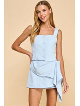 Load image into Gallery viewer, (PREORDER) Baby Blue Button Top
