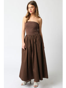 Brown Vivian Maxi Dress