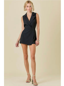 Black Blazer Romper