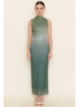 Load image into Gallery viewer, (PREORDER) Green Ombré Chic Mesh Maxi Dress
