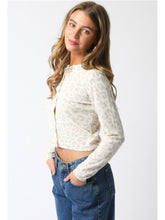 Load image into Gallery viewer, (PREORDER) Cream Leopard Print Cardigan
