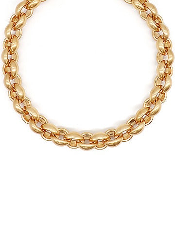Vintage Gold Chunky Chain Necklace