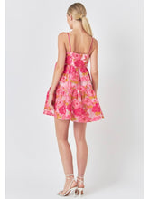 Load image into Gallery viewer, Pink Floral Organza Dress
