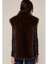 Load image into Gallery viewer, Pecan Faux Fur Vest
