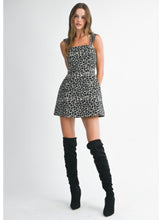 Load image into Gallery viewer, Leopard Jacquard Mini Dress

