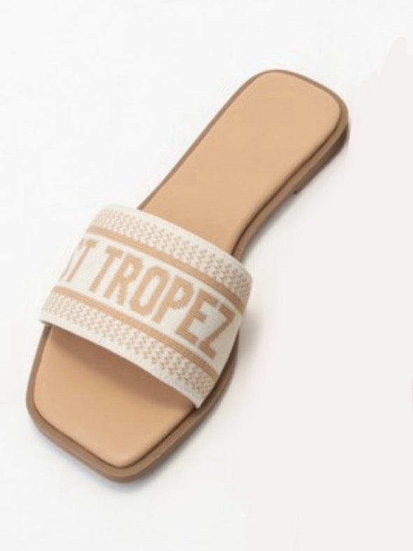 Bone Natural St Tropez Sandals