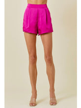 Load image into Gallery viewer, Berry Satin Shorts
