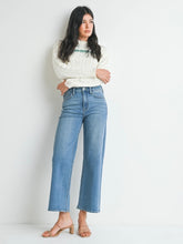 Load image into Gallery viewer, Medium Wash Slim Wide Leg Denim
