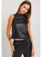 Load image into Gallery viewer, Black High Neck Taylor Top
