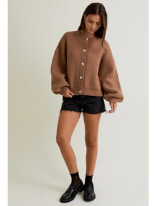 Brown Sweater Cardigan