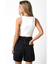 Load image into Gallery viewer, White Cara Vest Top
