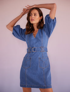 MinkPink Denim Peyton Dress