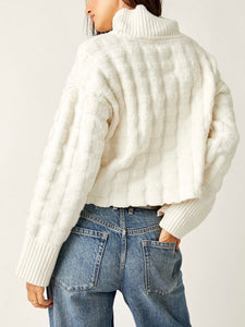Free People Ivory Soul Searcher Sweater