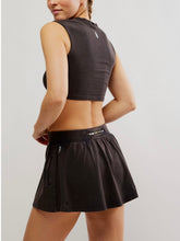 Load image into Gallery viewer, Free People Movement Black Hot Shot Skort Set
