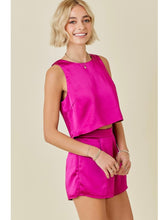 Load image into Gallery viewer, Berry Satin Top
