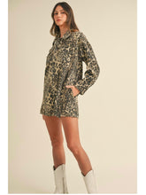 Load image into Gallery viewer, Leopard Button Down Romper
