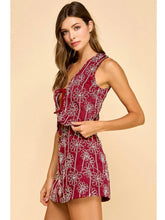 Load image into Gallery viewer, Crimson Embroidered Vest &amp; Skort Set
