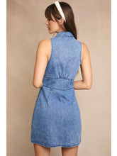Load image into Gallery viewer, Denim Halter Neck Dress
