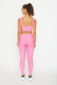 Cream Yoga Barbie Pink Venesa Bra Top