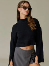 Load image into Gallery viewer, Black Khloe Sweater
