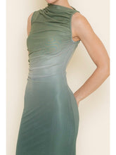 Load image into Gallery viewer, (PREORDER) Green Ombré Chic Mesh Maxi Dress
