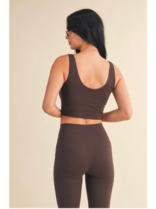 Chocolate Cropped Tank