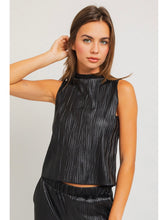 Load image into Gallery viewer, Black High Neck Taylor Top
