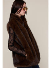 Load image into Gallery viewer, Pecan Faux Fur Vest
