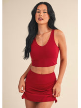 Load image into Gallery viewer, Cherry Cropped Tank
