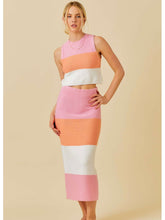 Load image into Gallery viewer, Pink &amp; Orange Colorblock Set
