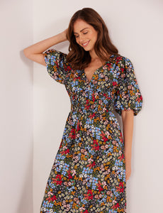 MinkPink Josie Floral Midi Dress