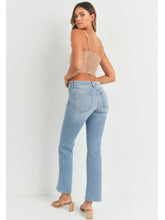 Load image into Gallery viewer, Light Vintage Wash Slim Bootcut Denim
