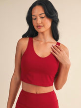 Load image into Gallery viewer, Cherry Cropped Tank
