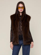 Load image into Gallery viewer, Pecan Faux Fur Vest
