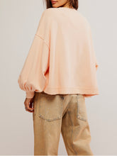 Load image into Gallery viewer, Free People Summer Peach Trish Sweatshirt
