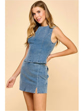 Load image into Gallery viewer, Denim Open Back Set
