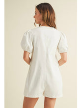 Load image into Gallery viewer, White Front Tie Romper
