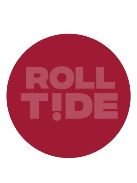 Crimson Roll Tide Gameday Button