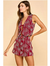 Load image into Gallery viewer, Crimson Embroidered Vest &amp; Skort Set

