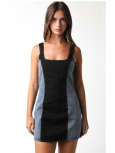 Load image into Gallery viewer, Denim &amp; Black Dakota Dress
