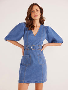 MinkPink Denim Peyton Dress