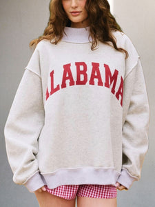 (PREORDER) Alabama Reversible Mock Neck Sweatshirt