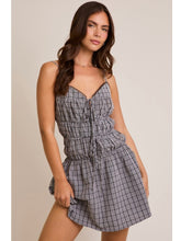 Load image into Gallery viewer, Black &amp; White Gingham Dress
