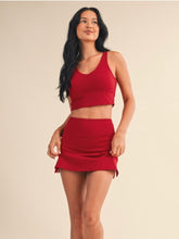 Load image into Gallery viewer, Cherry Cropped Tank
