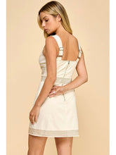 Load image into Gallery viewer, Cream Stitch Detail Dress
