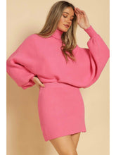 Load image into Gallery viewer, Pink Knit Top &amp; Skirt Set
