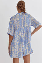 Load image into Gallery viewer, Light Blue Print Dress
